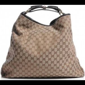 Gucci Horsebit Chain Hobo Gg Supreme Large
